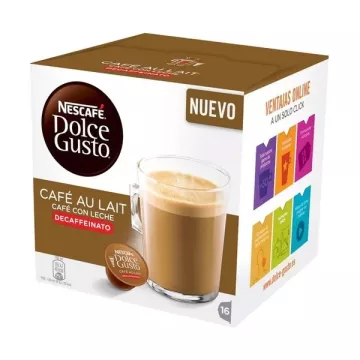 Kapsuly Dolce Gusto - Café Au Lait bez kofeinu - 16 ks - Nescafé